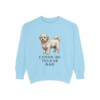 Coton de Tulear Dad Sweatshirt, Chambray, front view