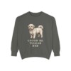 Coton de Tulear Dad Sweatshirt, Pepper, front view
