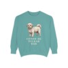 Coton de Tulear Dad Sweatshirt, Seafoam, front view