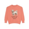 Coton de Tulear Dad Sweatshirt, Terracotta, front view