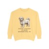 Coton de Tulear Humor Sweatshirt, Butter, front view