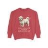 Coton de Tulear Humor Sweatshirt, Crimson, front view