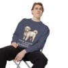 Coton de Tulear Humor Sweatshirt, Denim, person 1 context