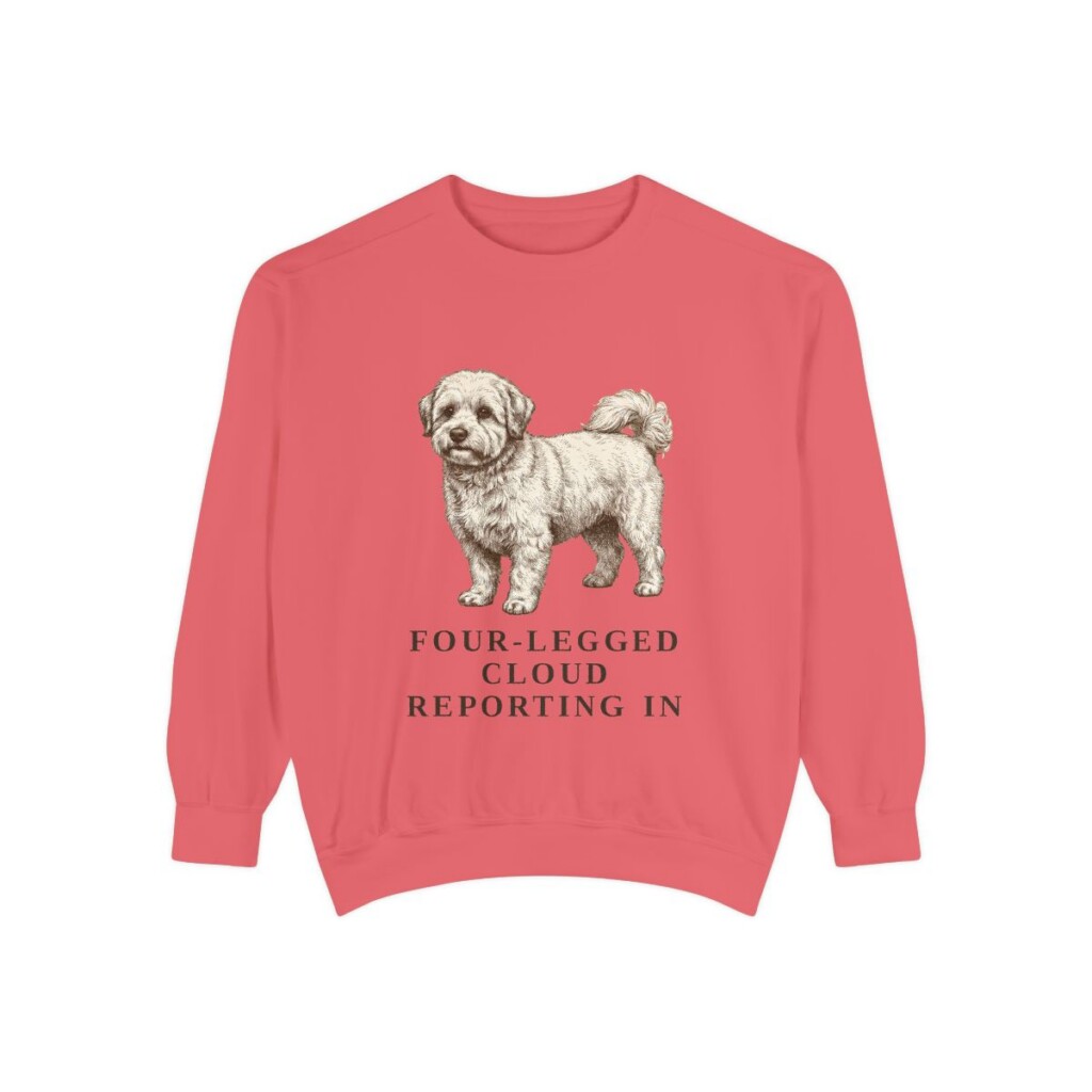 Coton de Tulear Humor Sweatshirt, Watermelon, front view