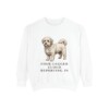 Coton de Tulear Humor Sweatshirt, White, front view