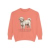 coton-de-tulear-sweatshirt-latin-terracotta Coton de Tulear Latin Sweatshirt, Terracotta, front view