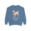 coton-de-tulear-sweatshirt-mom-blue-jean Coton de Tulear Mom Sweatshirt, Blue Jean, front view