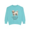 coton-de-tulear-sweatshirt-mom-chalky-mint Coton de Tulear Mom Sweatshirt, Chalky Mint, front view