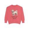 coton-de-tulear-sweatshirt-mom-watermelon Coton de Tulear Mom Sweatshirt, Watermelon, front view