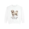 Coton de Tulear Sweatshirt, White, front view