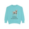 curly-coated-retriever-sweatshirt-chalky-mint Curly-Coated Retriever Sweatshirt, Chalky Mint, front view
