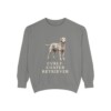curly-coated-retriever-sweatshirt-grey Curly-Coated Retriever Sweatshirt, Grey, front view