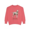 Curly-Coated Retriever Latin Sweatshirt, Watermelon, front view