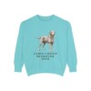 curly-coated-retriever-sweatshirt-mom-chalky-mint Curly-Coated Retriever Mom Sweatshirt, Chalky Mint, front view
