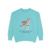 Czechoslovakian Vlciak Dad Sweatshirt, Chalky Mint, front view