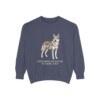 Czechoslovakian Vlciak Dad Sweatshirt, Denim, front view