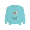 czechoslovakian-vlciak-sweatshirt-humor-chalky-mint Czechoslovakian Vlciak Humor Sweatshirt, Chalky Mint, front view