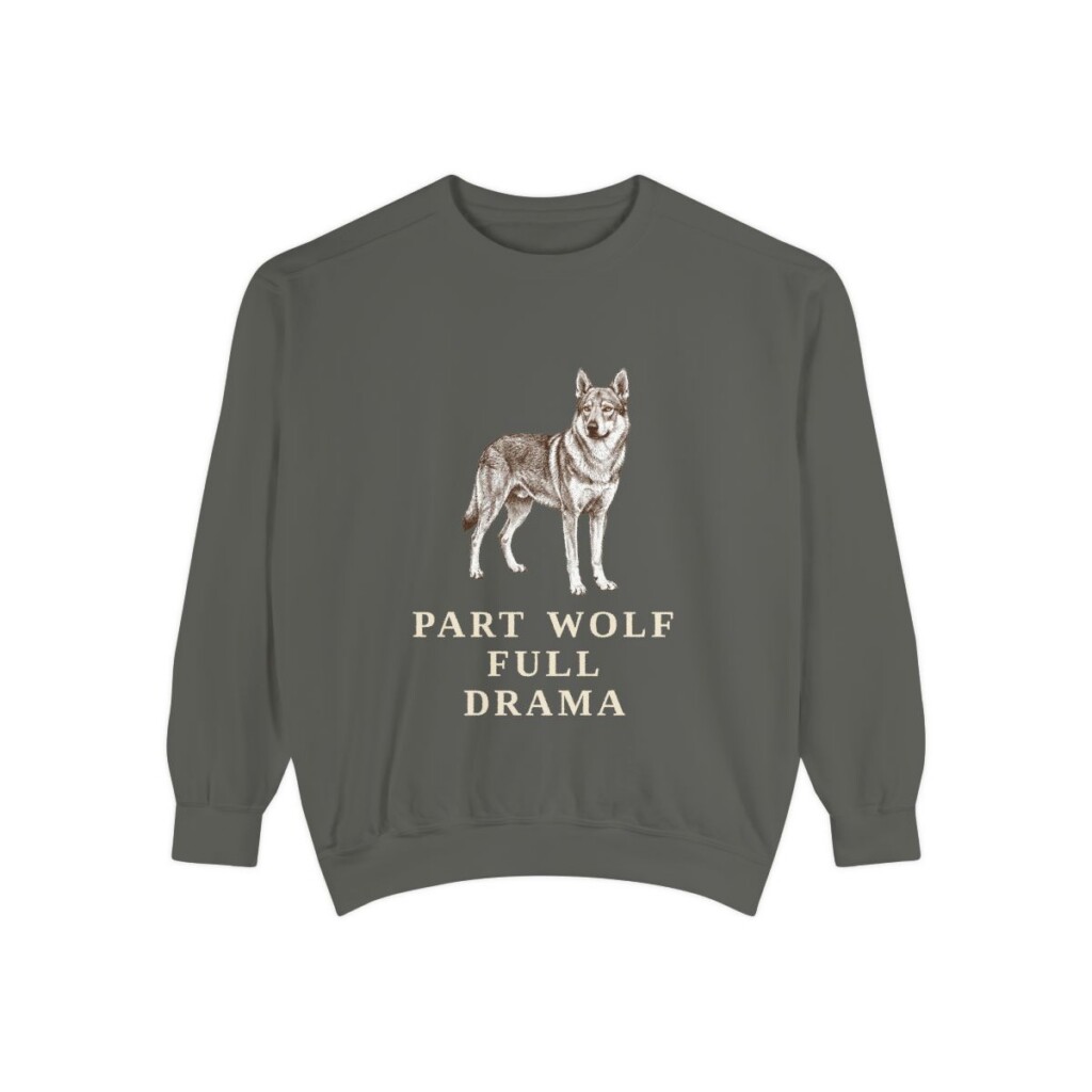 czechoslovakian-vlciak-sweatshirt-humor-pepper Czechoslovakian Vlciak Humor Sweatshirt, Pepper, front view