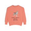 czechoslovakian-vlciak-sweatshirt-humor-terracotta Czechoslovakian Vlciak Humor Sweatshirt, Terracotta, front view