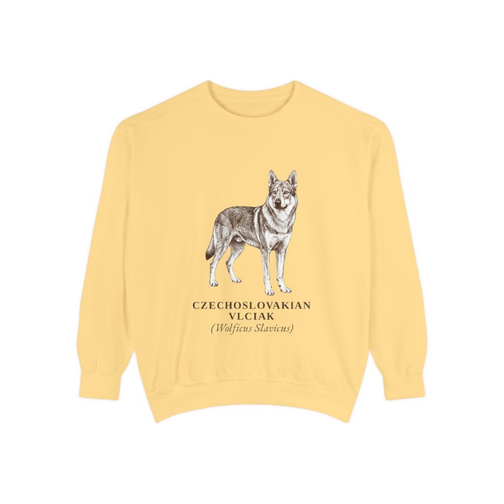 Czechoslovakian Vlciak Latin Sweatshirt, Butter, front view