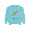 Czechoslovakian Vlciak Mom Sweatshirt, Chalky Mint, front view