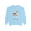 Czechoslovakian Vlciak Mom Sweatshirt, Chambray, front view