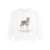 Czechoslovakian Vlciak Mom Sweatshirt, White, front view