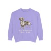 Dachshund Mix Dad Sweatshirt, Violet, front view