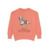 Dachshund Mix Humor Sweatshirt, Terracotta, front view
