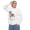 dachshund-mix-sweatshirt-latin-white-person-2-context-1 Dachshund Mix Latin Sweatshirt, White, person 2 context