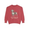 Dachshund Mix Mom Sweatshirt, Crimson, front view