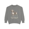 Dachshund Mix Mom Sweatshirt, Grey, front view
