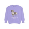 Dachshund Mix Sweatshirt, Violet, front view