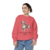 Dachshund Mix Sweatshirt, Watermelon, person 2 front