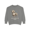 Dachshund Dad Sweatshirt, Grey, front view