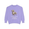 Dachshund Humor Sweatshirt, Violet, front view