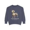 Dachshund Latin Sweatshirt, Denim, front view