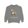 Dachshund Latin Sweatshirt, Grey, front view