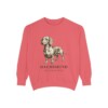 Dachshund Latin Sweatshirt, Watermelon, front view