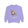 Dachshund Mom Sweatshirt, Violet, front view