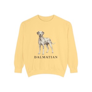 Dalmatian Sweatshirt, Butter, front view