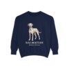 Dalmatian Latin Sweatshirt, True Navy, front view