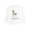 Dalmatian Latin Sweatshirt, White, front view