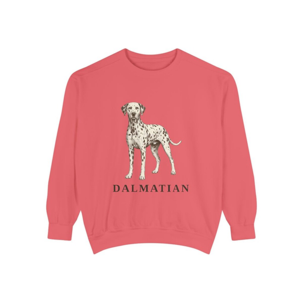 Dalmatian Sweatshirt, Watermelon, front view