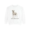 Dalmatian Sweatshirt, White, front view