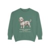 Dandie Dinmont Terrier Latin Sweatshirt, Light Green, front view