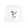 Dandie Dinmont Terrier Sweatshirt, White, front view
