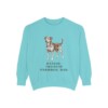 Danish-Swedish Farmdog Dad Sweatshirt, Chalky Mint, front view