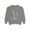 Danish-Swedish Farmdog Dad Sweatshirt, Grey, front view