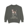 Danish-Swedish Farmdog Dad Sweatshirt, Pepper, front view